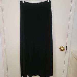 Velvet long skirt